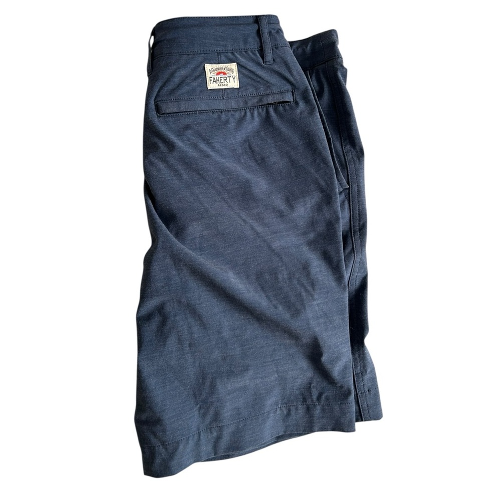 Faherty Blue All Day Shorts - Picture 3 of 4